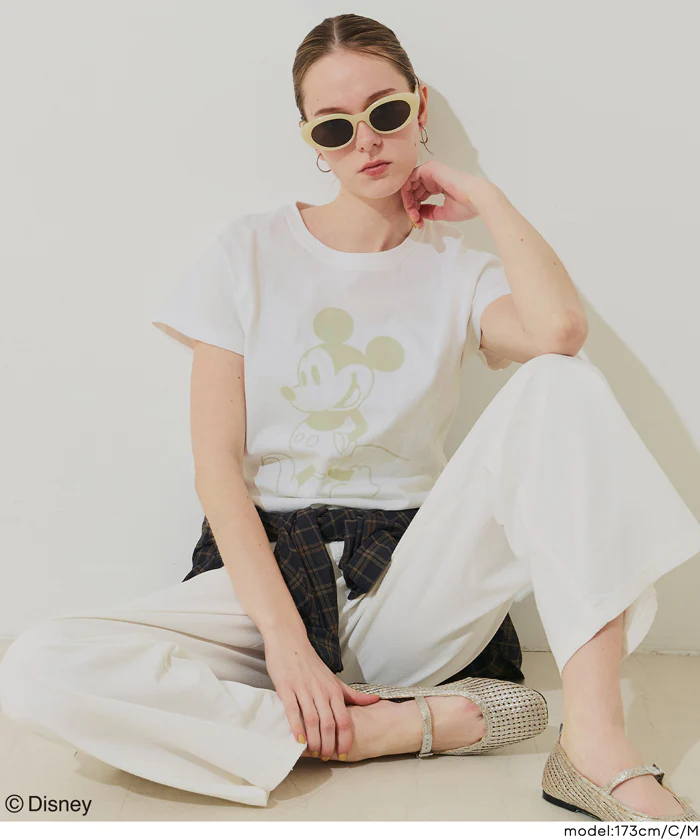 【ディズニー】ウォッシュドTシャツ レディース メール便不可 - Image 14