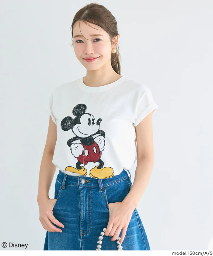 【ディズニー】ウォッシュドTシャツ レディース メール便不可 - Image 4