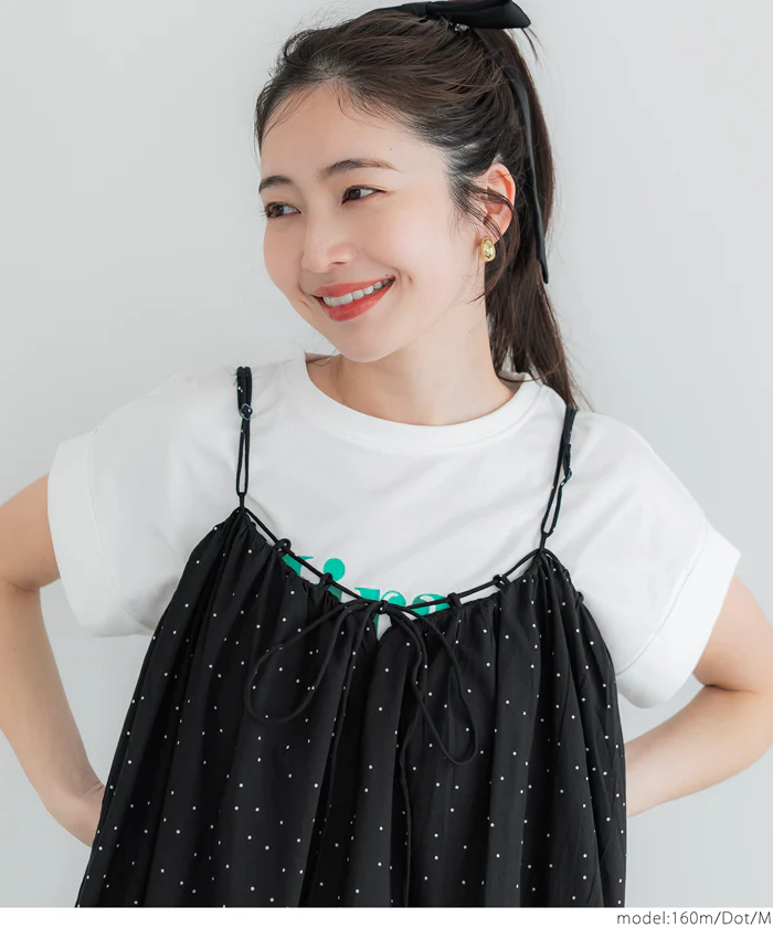 セール★2490円→990円 ボリュームチュニックキャミソール レディース メール便不可 - Image 15
