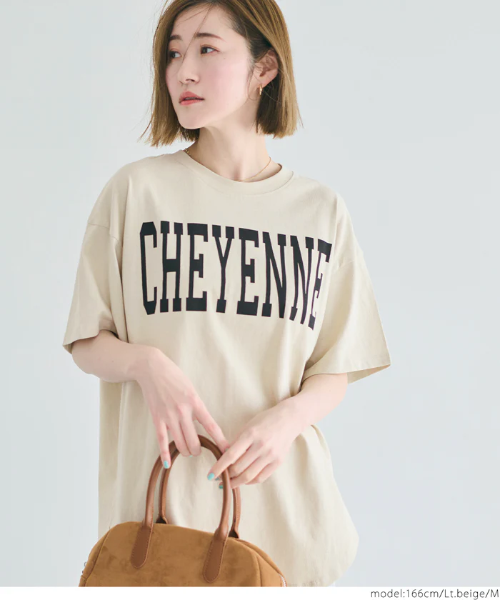 テールカットカレッジビッグTシャツ レディース メール便不可 - Image 11