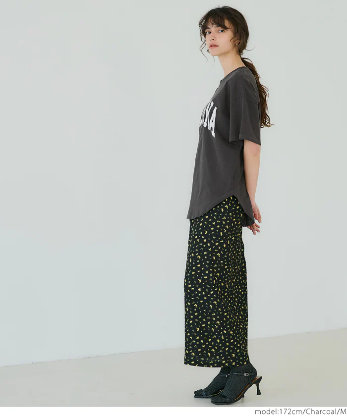 テールカットカレッジビッグTシャツ レディース メール便不可 - Image 16