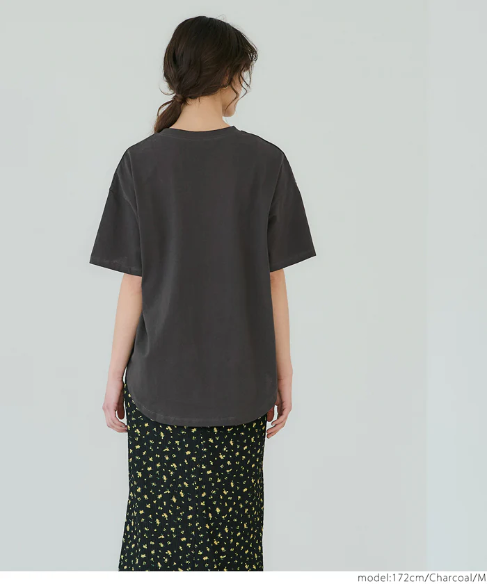 テールカットカレッジビッグTシャツ レディース メール便不可 - Image 18