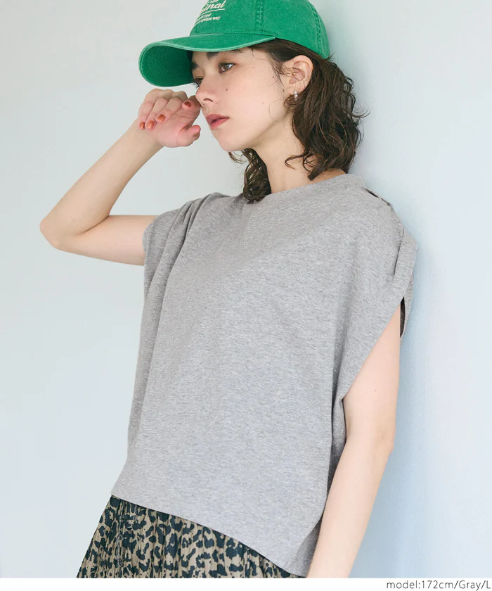 セール★990円→550円 袖タックTシャツ レディース メール便不可 - Image 14
