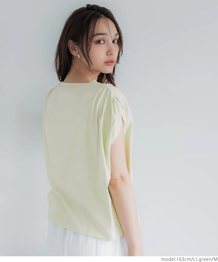 セール★990円→550円 袖タックTシャツ レディース メール便不可 - Image 18