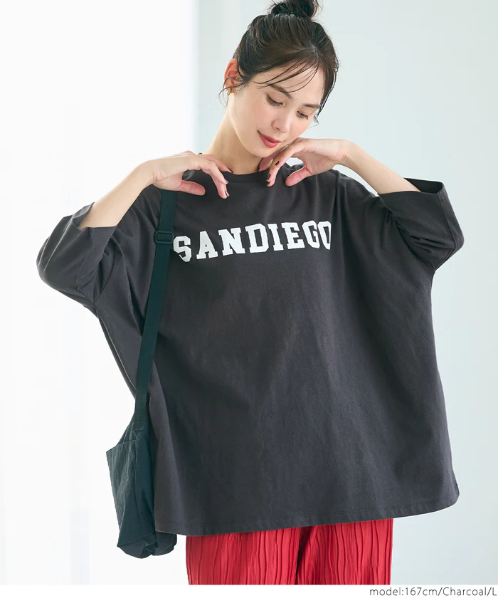 ロゴビッグTシャツ レディース メール便可 - Image 10