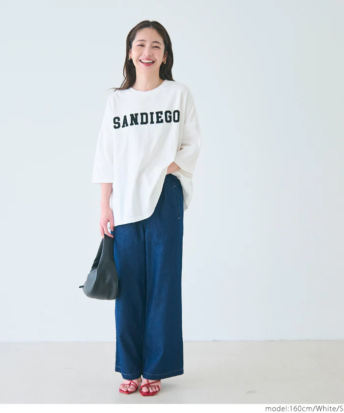 ロゴビッグTシャツ レディース メール便可 - Image 6