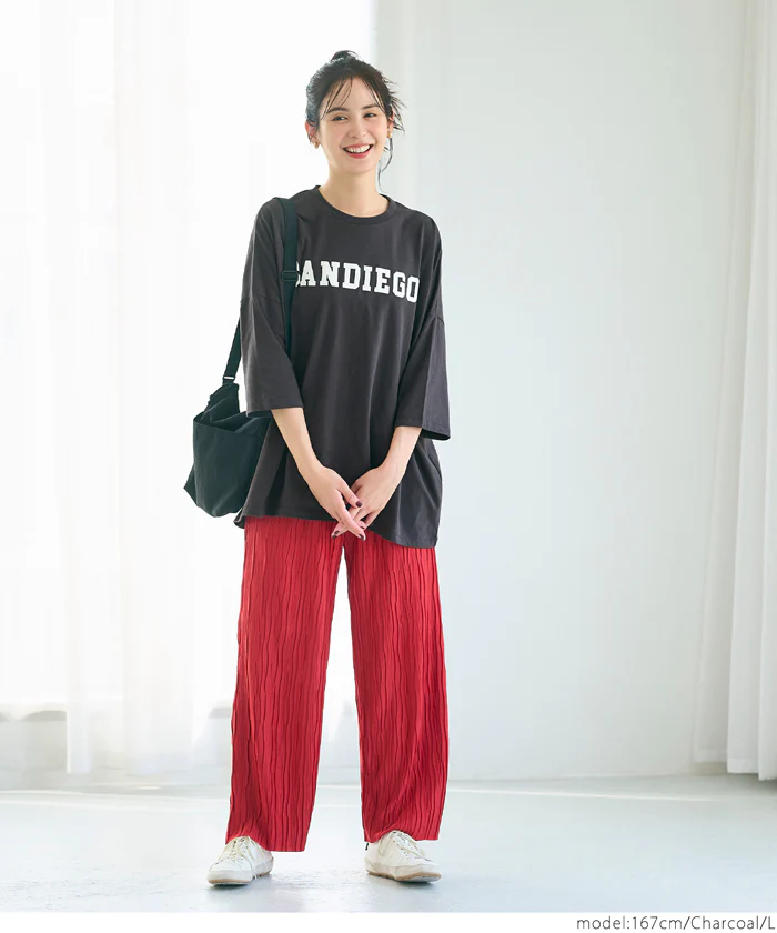 ロゴビッグTシャツ レディース メール便可 - Image 8