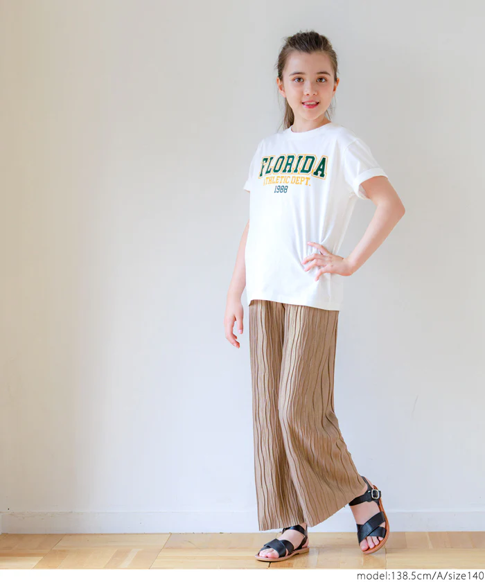 セール★790円→590円 親子お揃いベーシックロゴTシャツ キッズ メール便不可 - Image 2