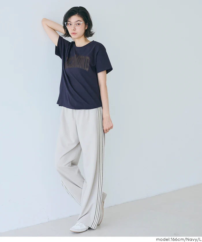 セール★990円→890円 サイドスリットプリントTシャツ レディース メール便不可 - Image 12