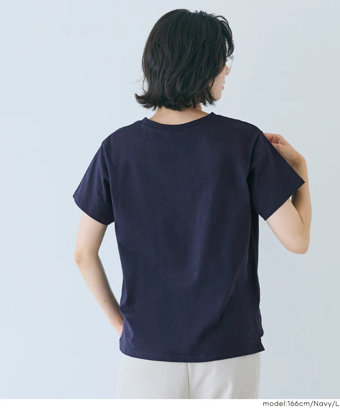 セール★990円→890円 サイドスリットプリントTシャツ レディース メール便不可 - Image 13
