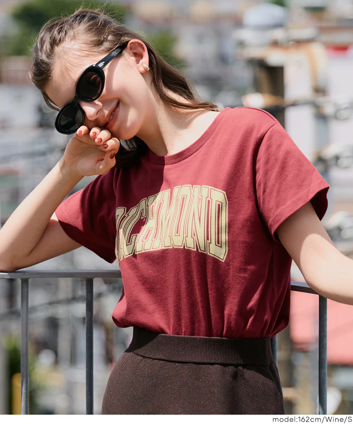 セール★990円→890円 サイドスリットプリントTシャツ レディース メール便不可 - Image 18