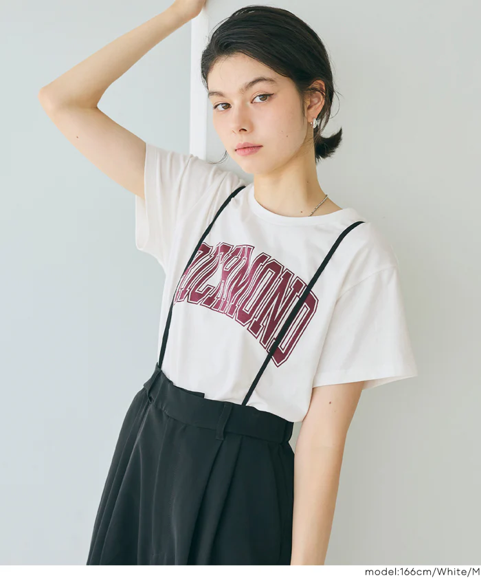 セール★990円→890円 サイドスリットプリントTシャツ レディース メール便不可 - Image 5