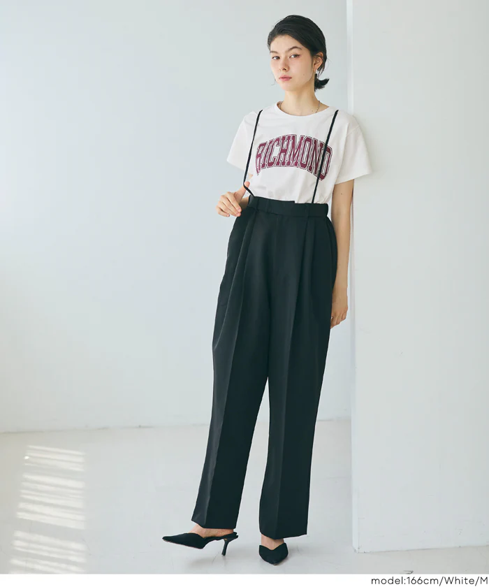 セール★990円→890円 サイドスリットプリントTシャツ レディース メール便不可 - Image 6