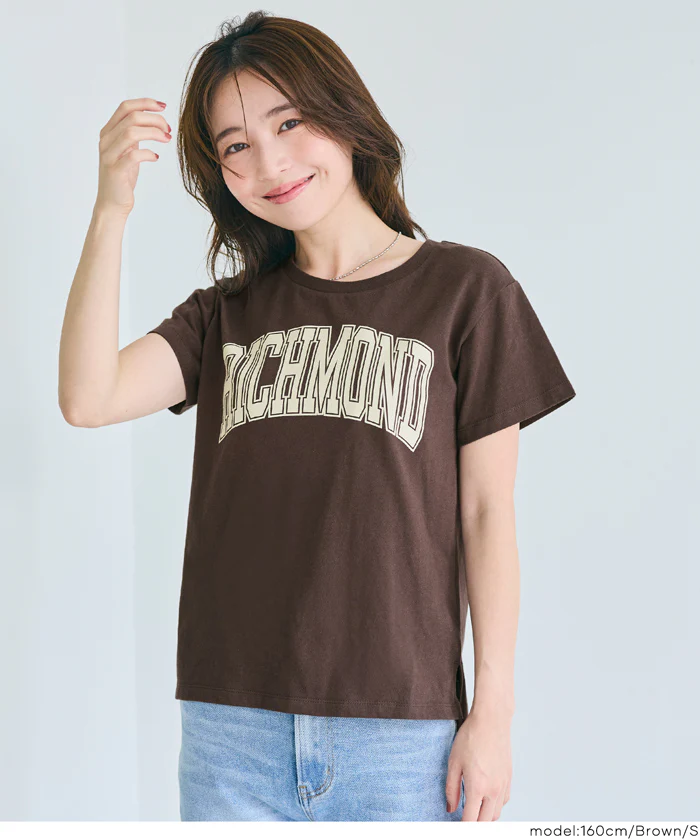 セール★990円→890円 サイドスリットプリントTシャツ レディース メール便不可 - Image 7