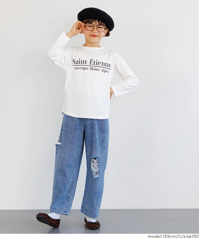 セール★990円→550円 親子お揃いロゴT キッズ メール便不可 - Image 10