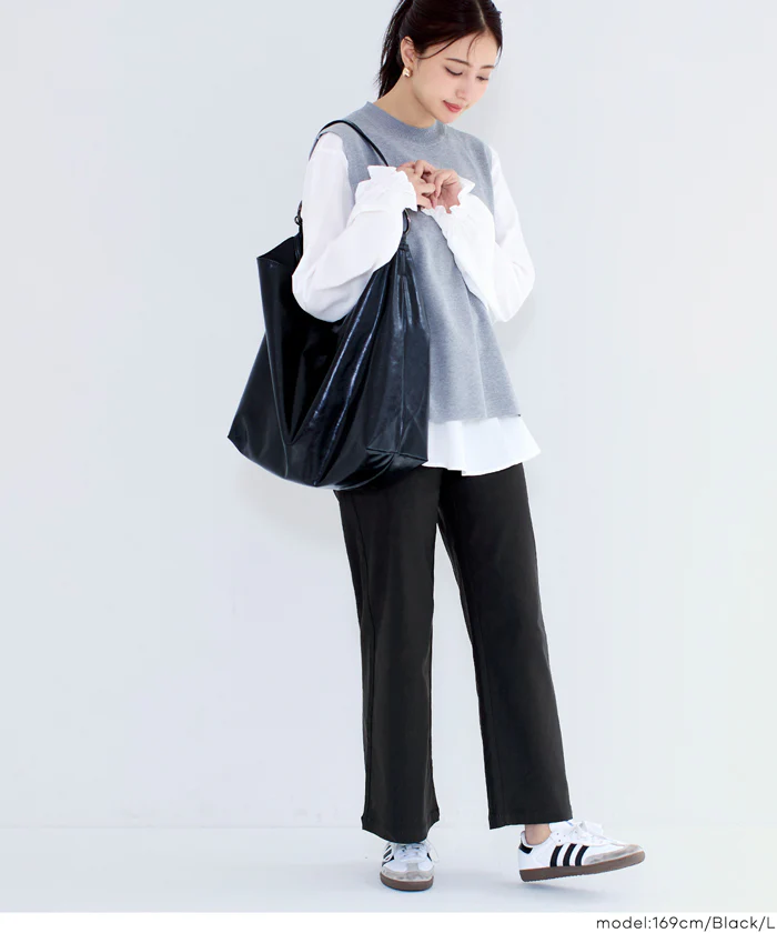 ウルトラストレッチワイドパンツ レディース メール便不可 - Image 10