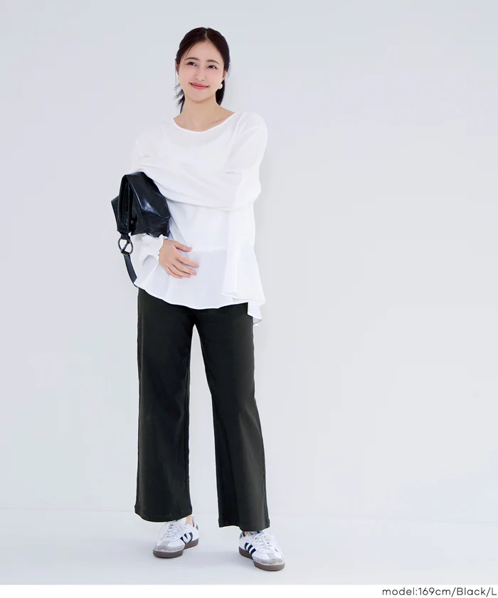 ウルトラストレッチワイドパンツ レディース メール便不可 - Image 9