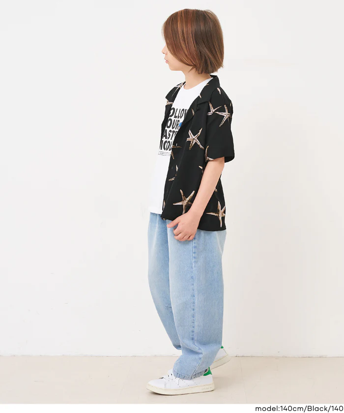 親子お揃いレーヨンヒトデシャツ キッズ メール便可 - Image 10
