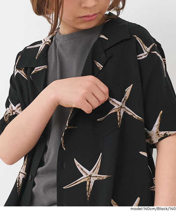 親子お揃いレーヨンヒトデシャツ キッズ メール便可 - Image 3