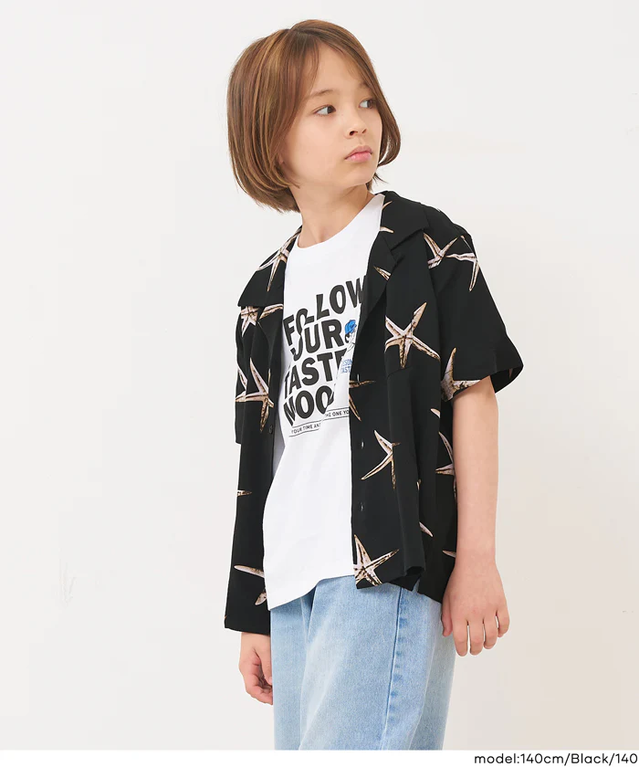 親子お揃いレーヨンヒトデシャツ キッズ メール便可 - Image 8