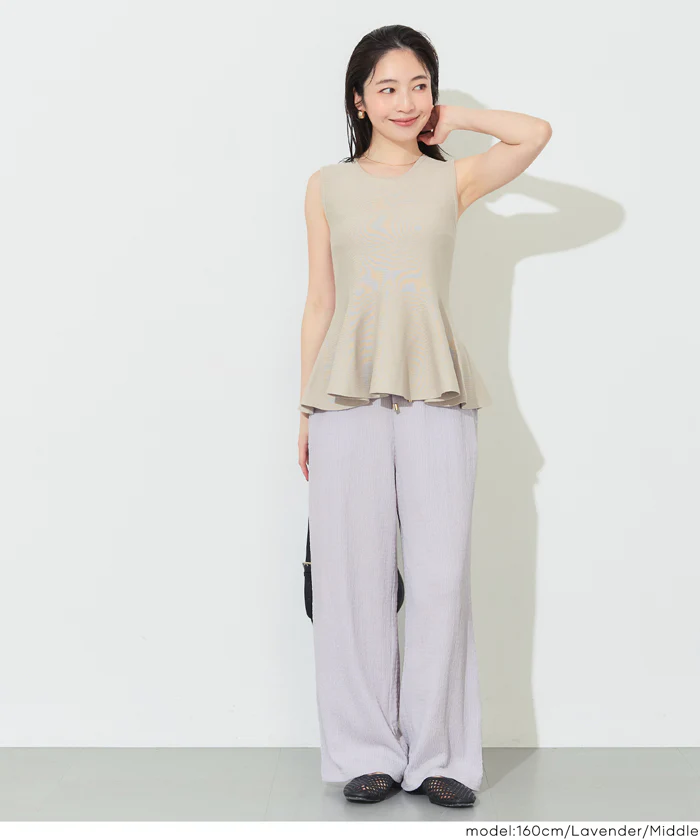 シボシャーリングイージーパンツ レディース メール便不可 - Image 13