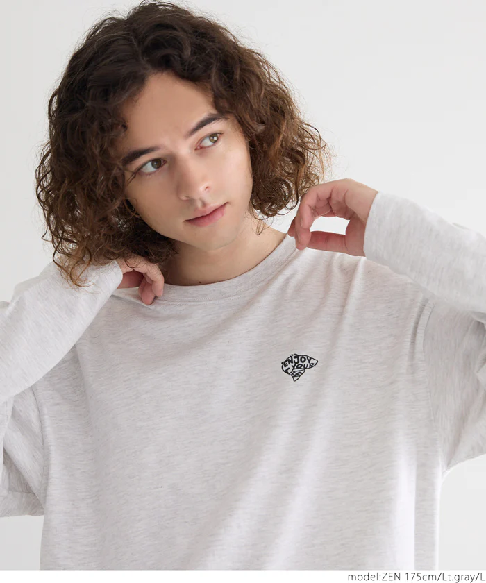 WEB限定セール★1490円→550円 ポイントフィッシュロングTシャツ メンズ レディース メール便不可 - Image 5