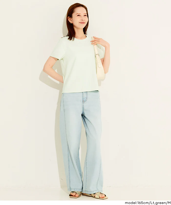 EASYTECHクルーネックTシャツ レディース メール便不可 - Image 11
