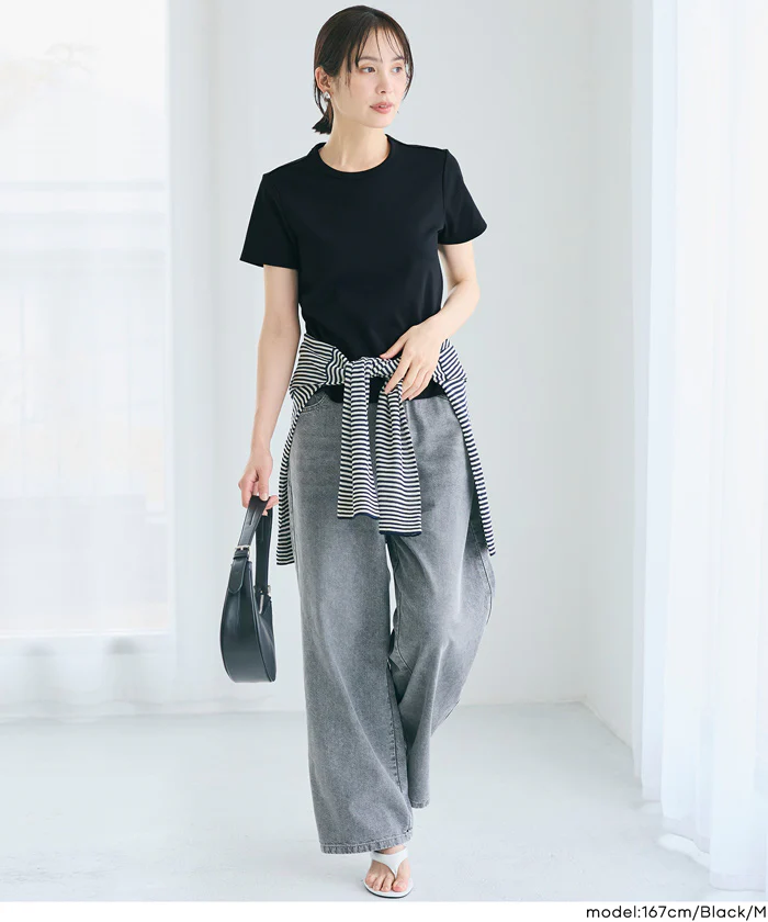 EASYTECHクルーネックTシャツ レディース メール便不可 - Image 17