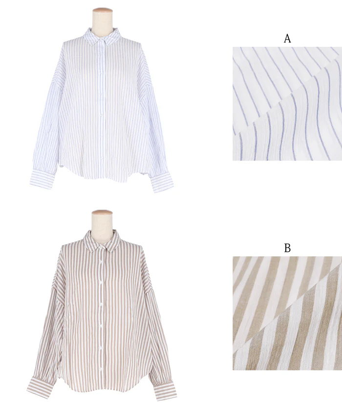 シアーコットンビッグシャツ レディース メール便不可 - Image 17