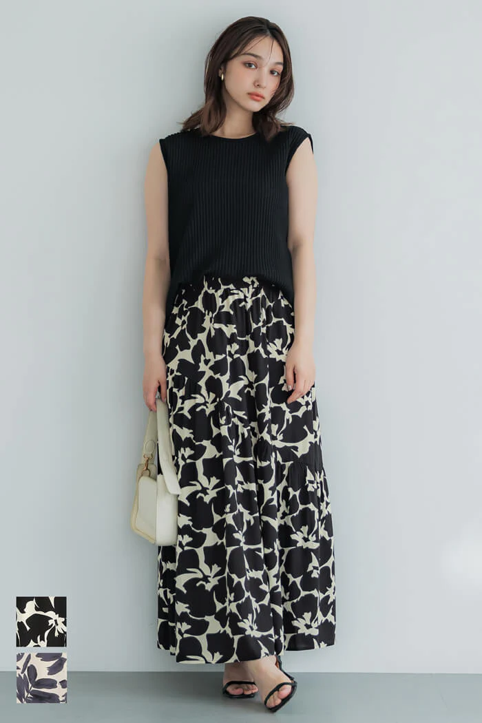 セール★2690円→1490円 スラブレーヨンギャザースカート レディース メール便不可