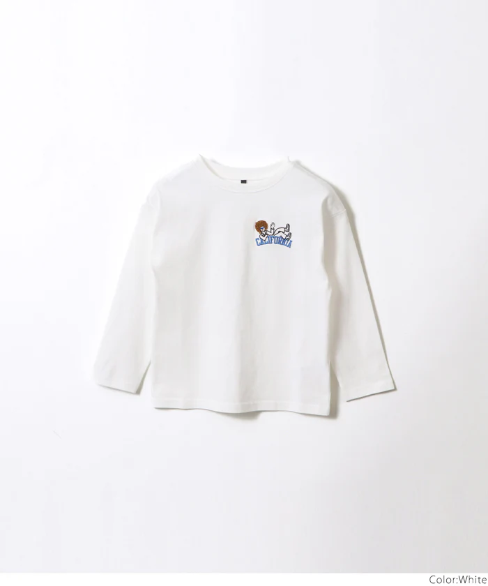 セール★990円→550円 ワンポイント刺繍長袖Tシャツ キッズ メール便可 - Image 13