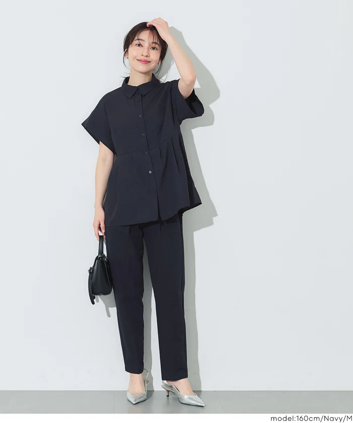 サッカーテーパードパンツ レディース メール便不可 - Image 3