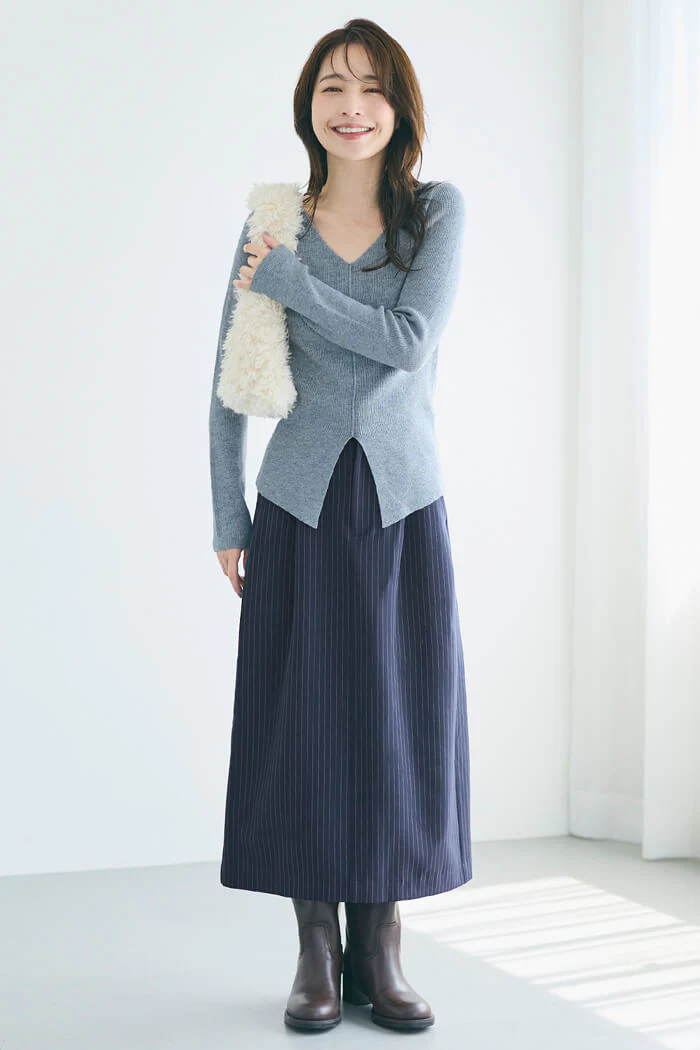 セール★2690円→550円 Iラインスリットスカート レディース メール便不可