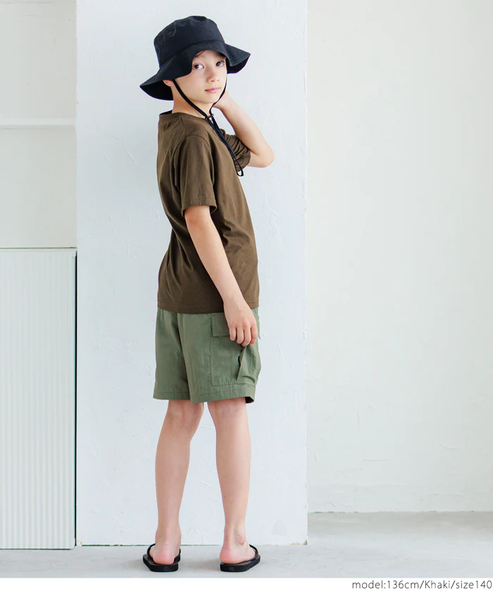 ワッシャーナイロンカーゴハーフパンツ キッズ メール便不可 - Image 10