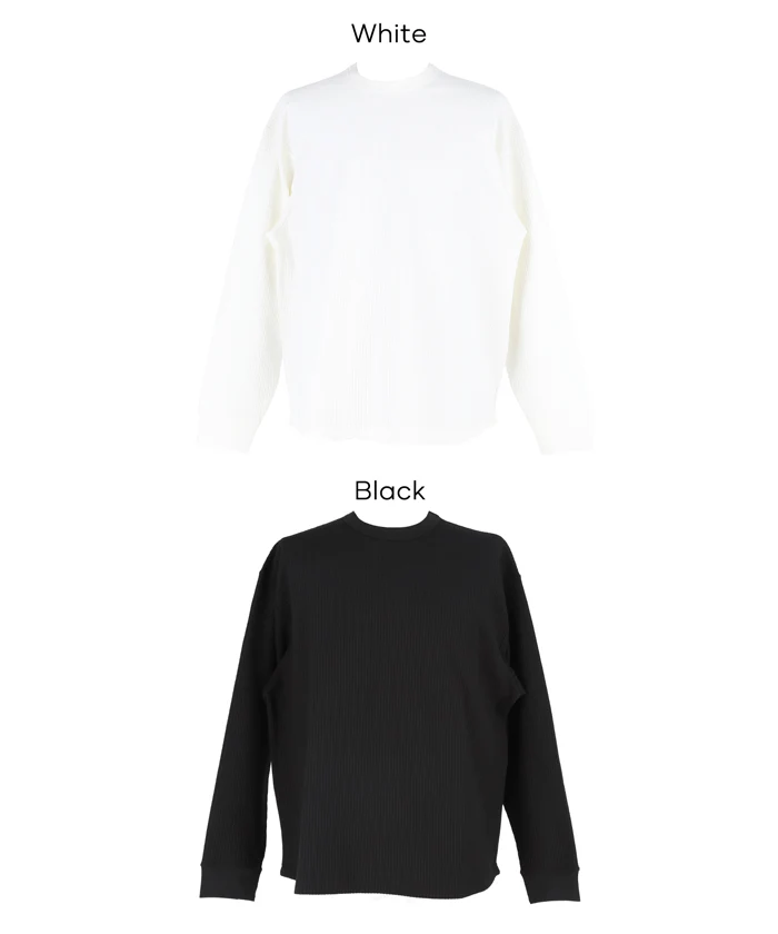 セール★2690円→1490円EAZY TEX ワッフルワイド長袖Tシャツ メンズ メール便不可 - Image 14