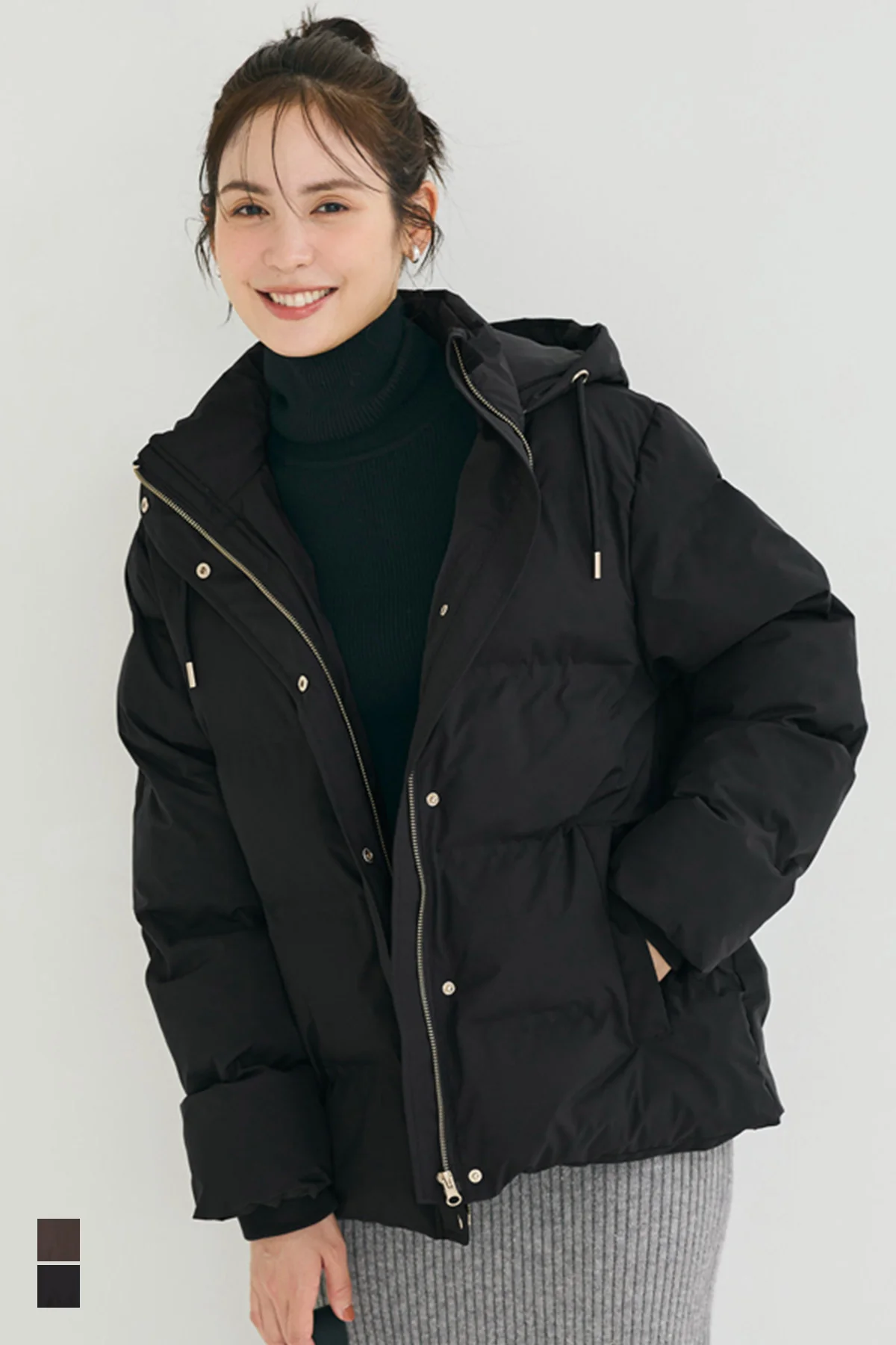 セール★5990円→3990円 シームレス中綿ブルゾン レディース 送料無料/メール便不可