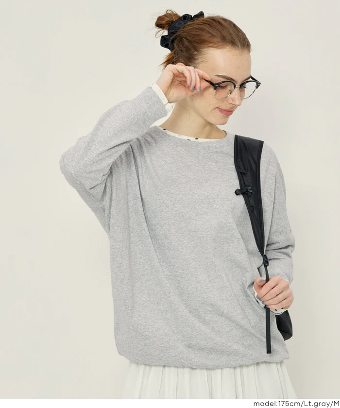 セール★1690円→1490円ドルマンスリーブ長袖Tシャツ レディース メール便不可 - Image 13