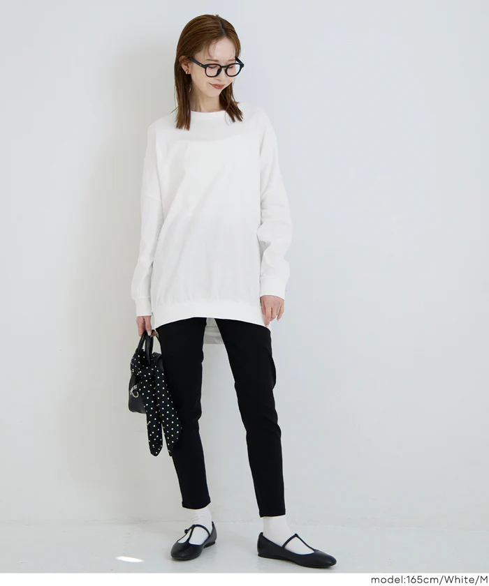 セール★1690円→1490円ドルマンスリーブ長袖Tシャツ レディース メール便不可 - Image 3