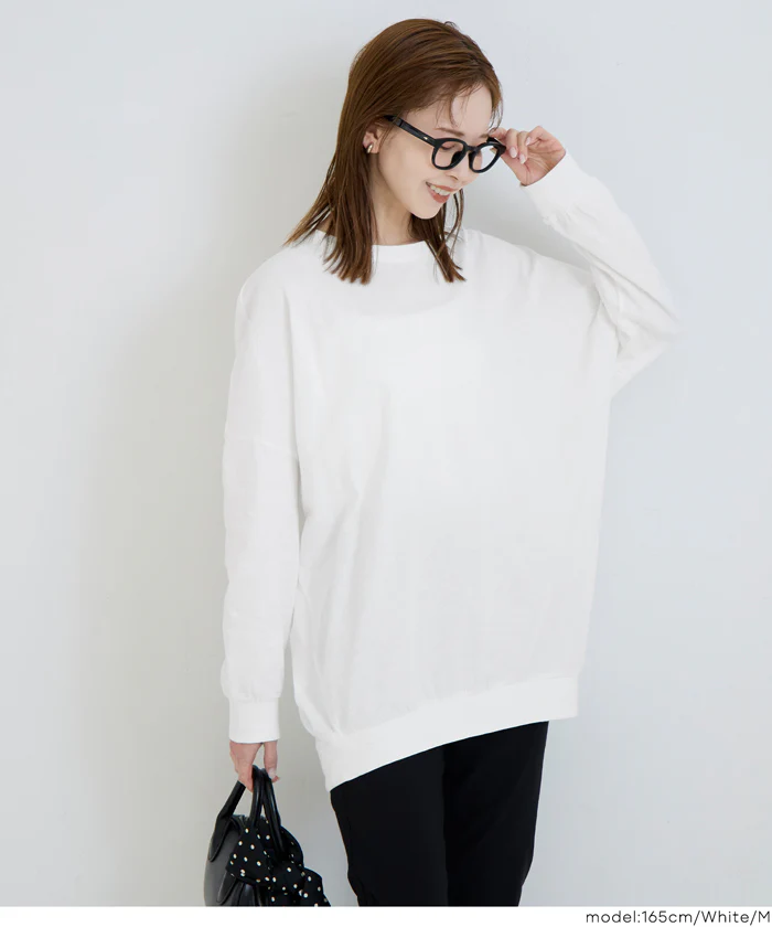 セール★1690円→1490円ドルマンスリーブ長袖Tシャツ レディース メール便不可 - Image 6