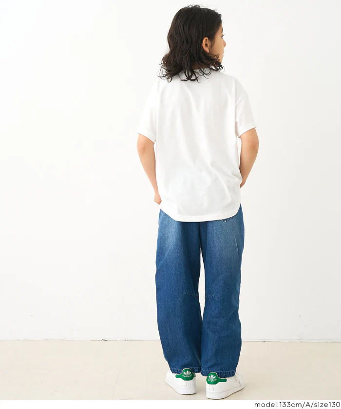 親子お揃いテールカットカレッジビッグTシャツ キッズ メール便不可 - Image 9