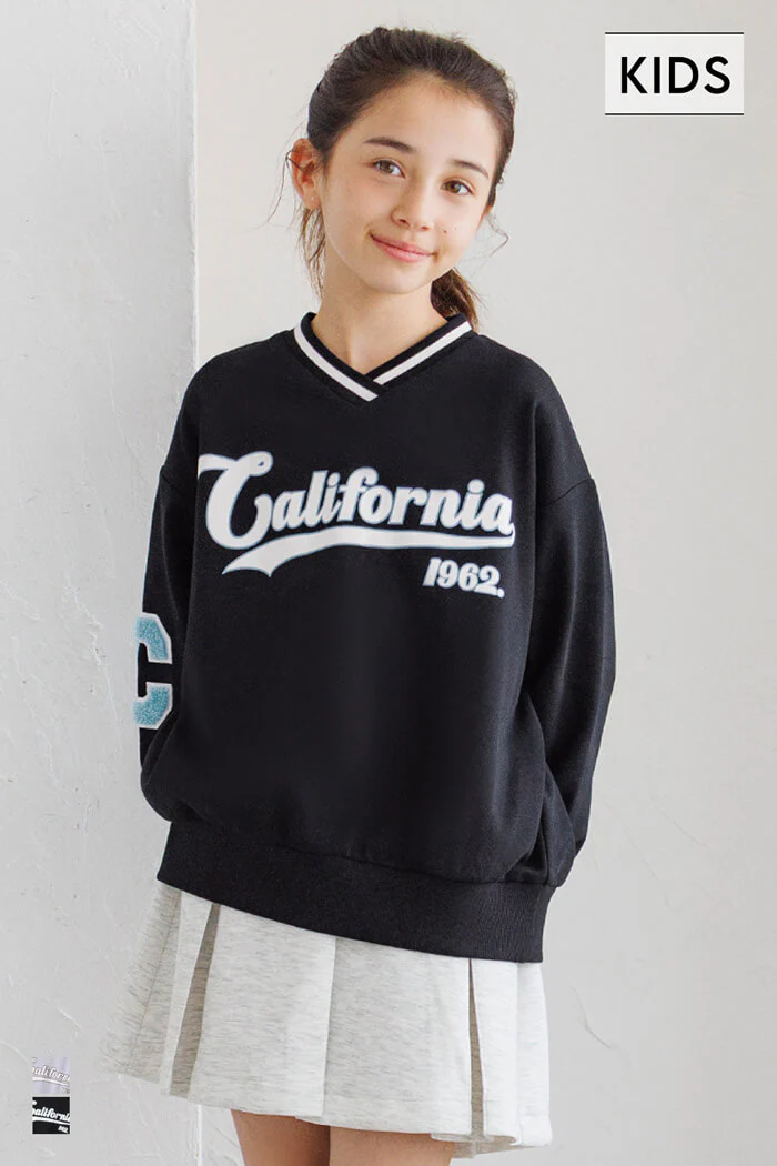 セール★1690円→1290円 ワッペンスウェットトップス キッズ メール便不可