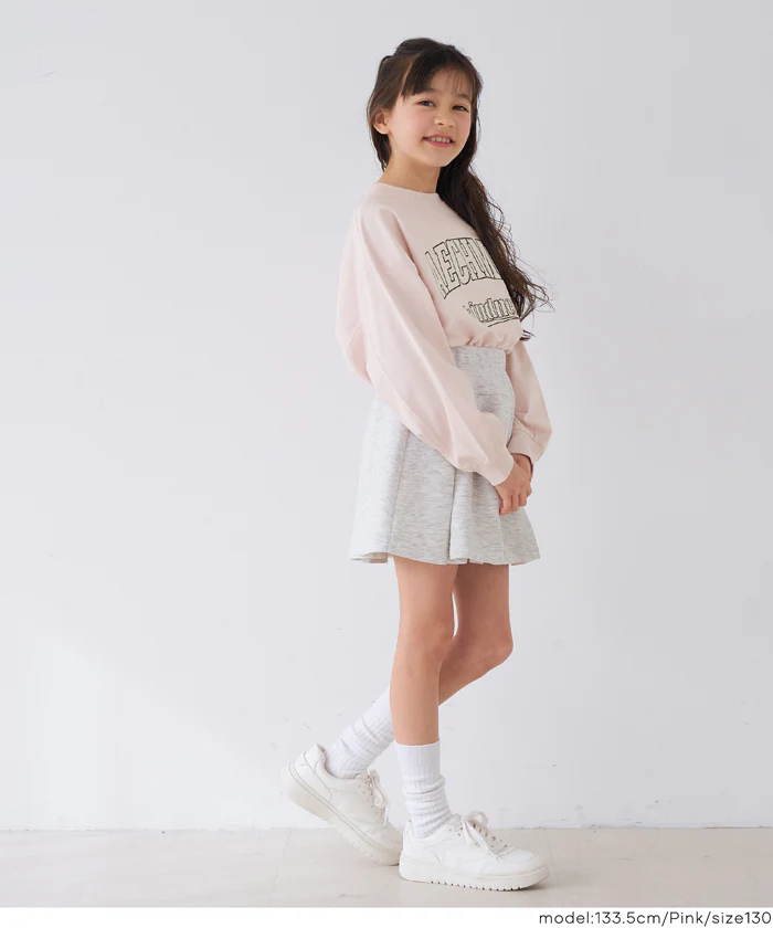 親子お揃いT-スウェットロゴビッグシルエット キッズ メール便不可 - Image 7