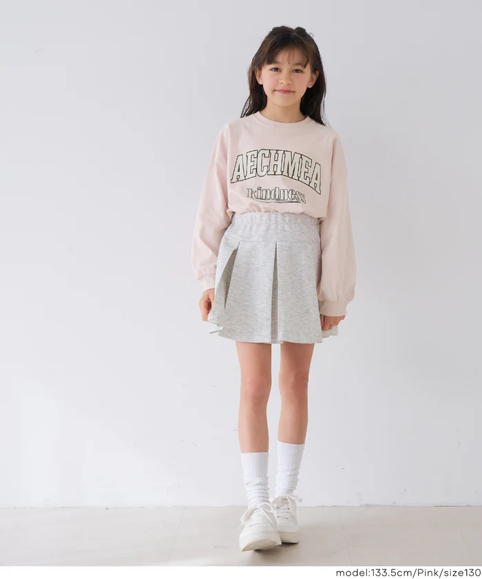 親子お揃いT-スウェットロゴビッグシルエット キッズ メール便不可 - Image 9