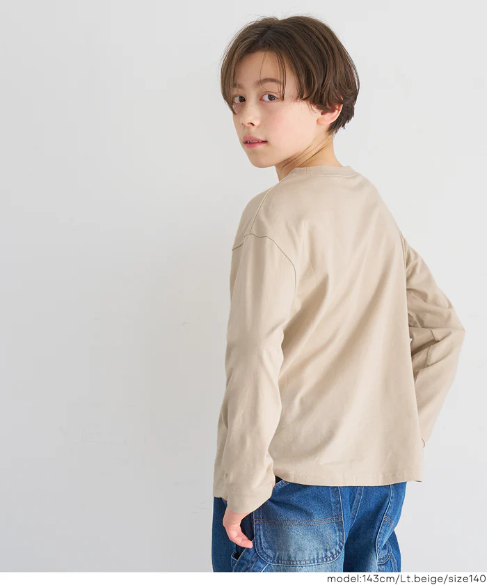 ネームポケット長袖Tシャツ キッズ メール便不可 - Image 10