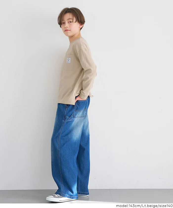 ネームポケット長袖Tシャツ キッズ メール便不可 - Image 9