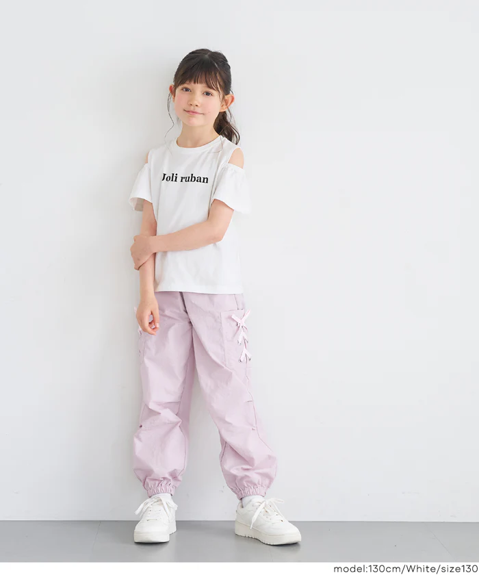 肩あきフリルTシャツ キッズ メール便可 - Image 11