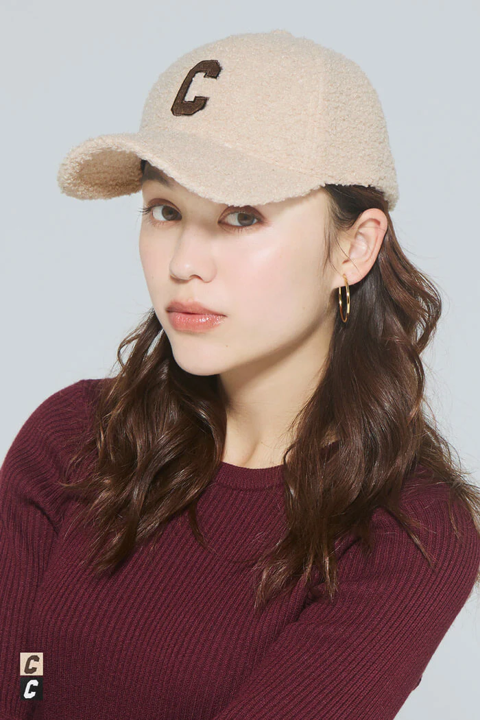 ボアロゴキャップ レディース メール便不可