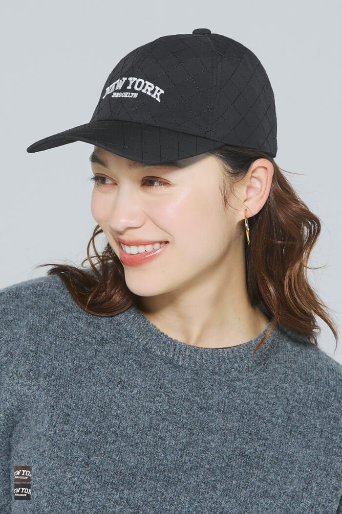 セール★1490円→550円 キルティングロゴキャップ レディース メール便不可
