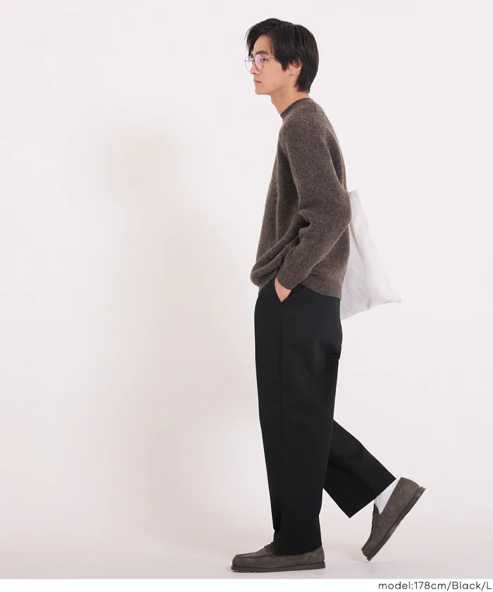 チノワイドパンツ メンズ メール便不可 - Image 3