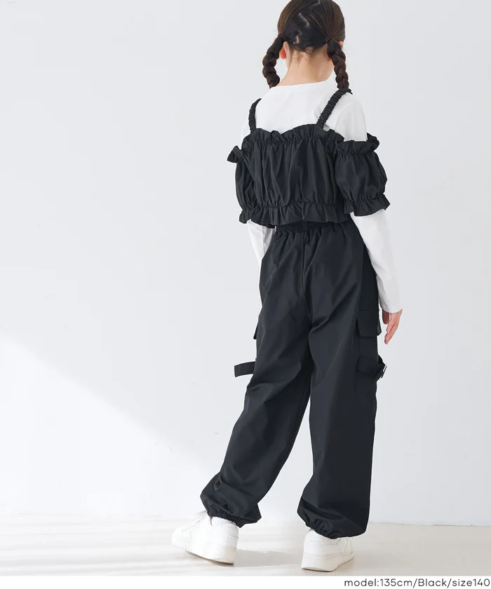 ビスチェ＆長袖Tシャツ 2点セット キッズ メール便不可 - Image 4